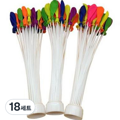 인블룸 물풍선 37p x 3개 + 다발 제조기 3p 세트, 랜덤발송(물풍선), 화이트(제조기), 18세트