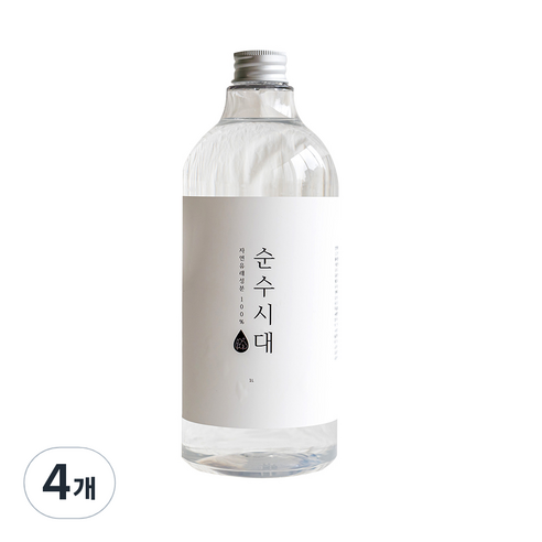 순수시대 피톤치드 스프레이 탈취제 리필, 1L, 4개