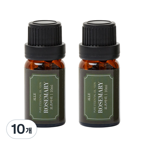 알레 비건 아로마 에센셜 오일 로즈마리, 10ml, 10개