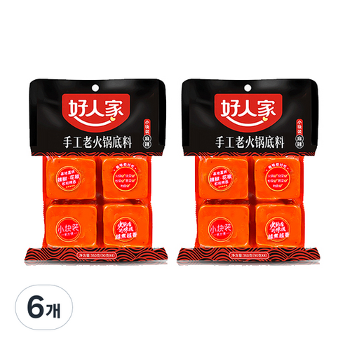 호인가 마라훠궈 소스, 360g, 6개