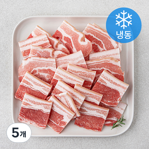 미트코리아 한입 옛날 오겹살 (냉동), 1kg, 5개