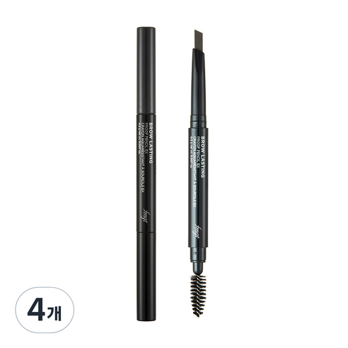 더페이스샵 브로우래스팅 프루프 아이브로우 펜슬 EX 0.2g, 05 다크그레이, 4개
