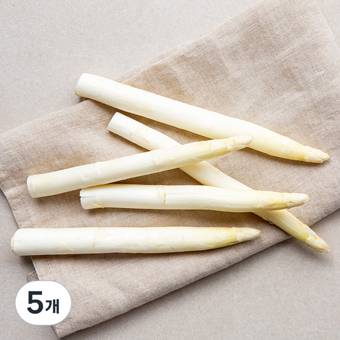 화이트 아스파라거스, 150g, 5개