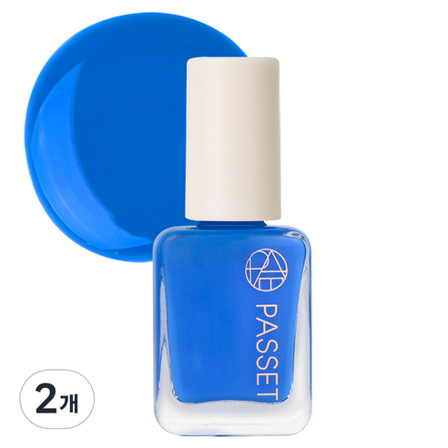 파셋 셀럽 네일컬러 폴리쉬, 84 럭키블루, 7ml, 2개