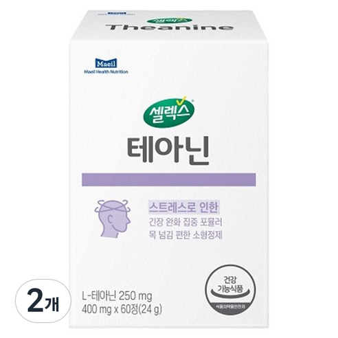 셀렉스 테아닌 24g, 60정, 1개