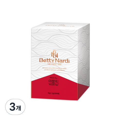 베티나르디 아쌈 티, 1.5g, 20개입, 3개