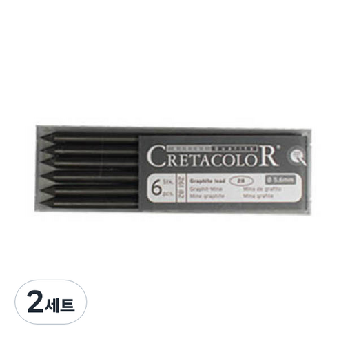 크레타칼라 샤프콘테심 6p, 26012(스폐셜소프트블랙), 2세트