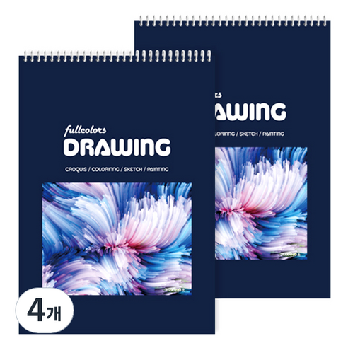 풀컬러즈 전문가용 스케치북 200g, 5절, 15매, 4개