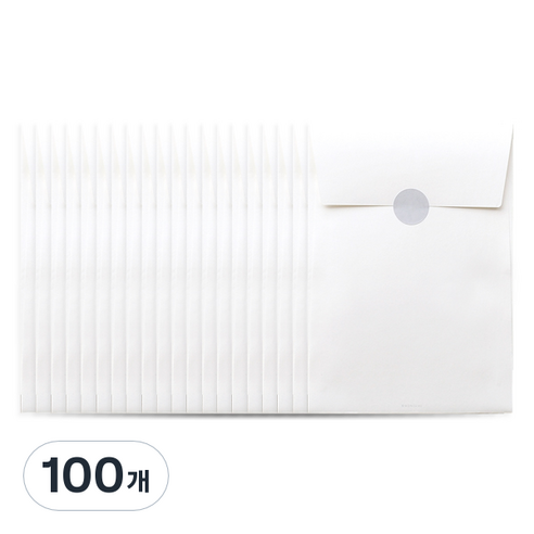 모노라이크 기프트 봉투 M, 화이트, 100개
