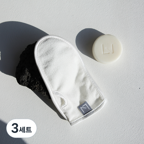 퓨어레비 클리어 솝 비누 1구 + 샤워타올 1개, 3세트