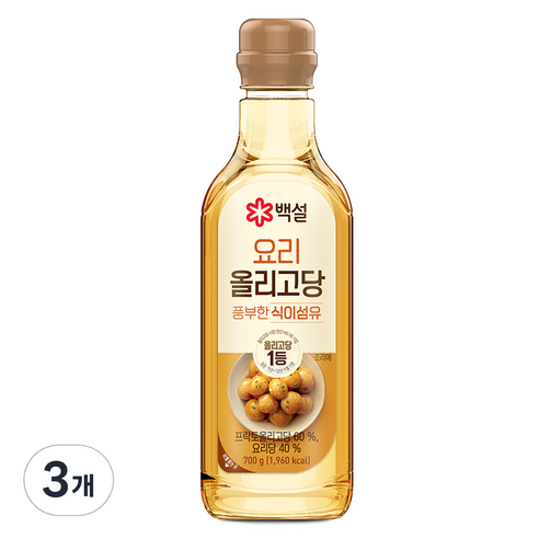 백설 요리 올리고당, 700g, 3개
