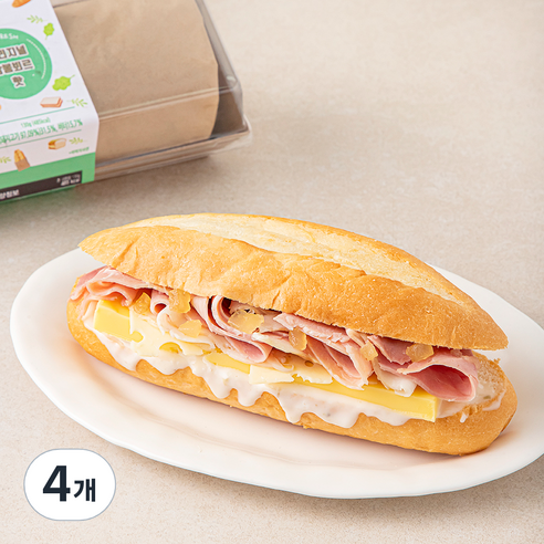이엘후레쉬 오리지널 잠봉뵈르 핫 샌드위치, 130g, 4개