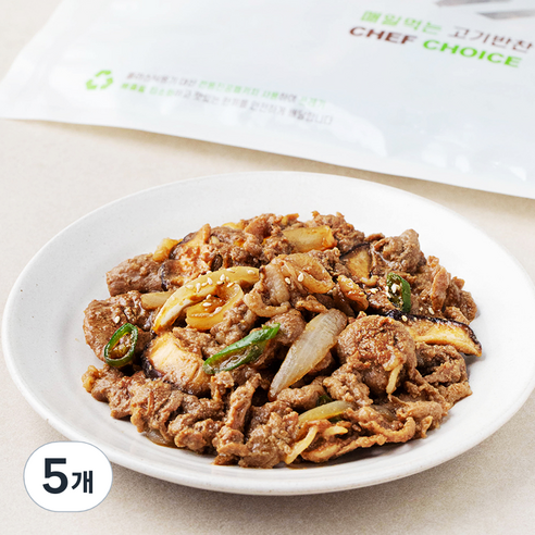 셰프초이스 한돈양념돼지불고기, 400g, 5개