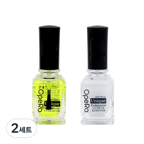 오페라 유니크 리뉴얼 큐티클오일 12ml + 리무버 12ml, 2세트