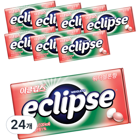 이클립스 워터멜론 하드캔디, 24개, 30g