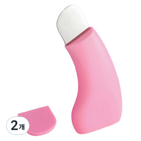 코쿠리코 블랙헤드제거 피지제거기 피지압출기 피지흡입기 4 x 9.5 cm, 2개, 핑크