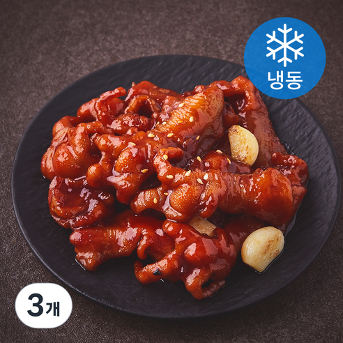 집콕집국 직화 무뼈 불닭발 (냉동), 200g, 3개