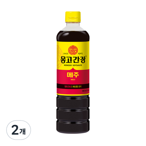 몽고간장 메주, 900ml, 2개