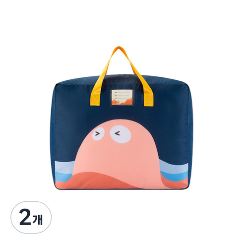 큐티몬스터 이불가방 네이비 S, 2개