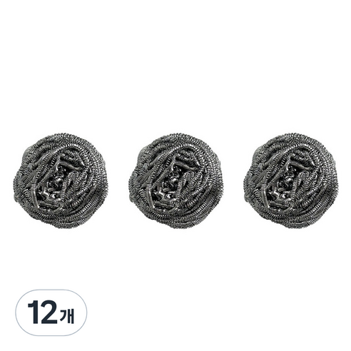 월드크린 철 수세미 50g, 12개, 1개입