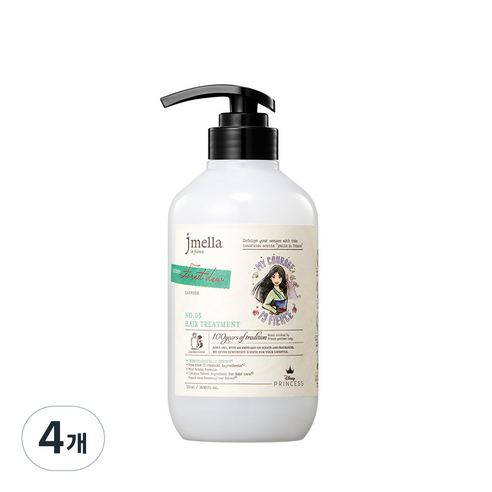 제이멜라 인 프랑스 디즈니 포레스트 듀 헤어 트리트먼트, 4개, 500ml
