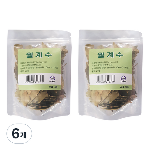 서울식품 월계수잎, 20g, 6개
