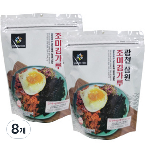 광천삼원푸드 광천 삼원 조미 김가루, 70g, 8개