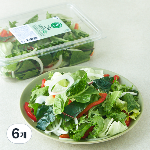 그린래빗 그릭 & 샐러드 Kit, 180g, 6개