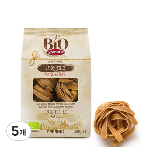 그라노로 통밀 루스티케, 500g, 5개