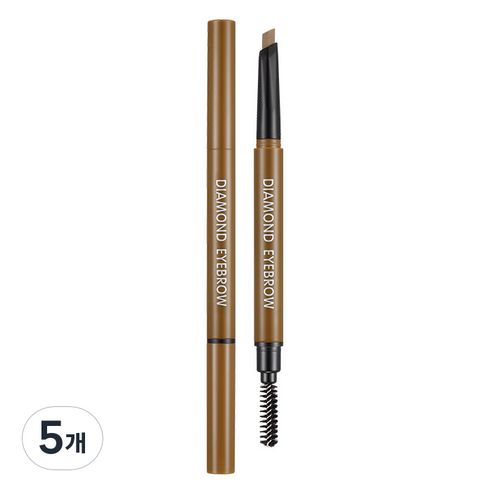 리르 다이아몬드 아이브로우 0.35g, 03 내추럴 브라운, 5개