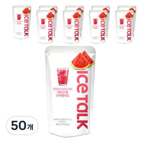 아이스톡 수박 에이드, 50개, 230ml