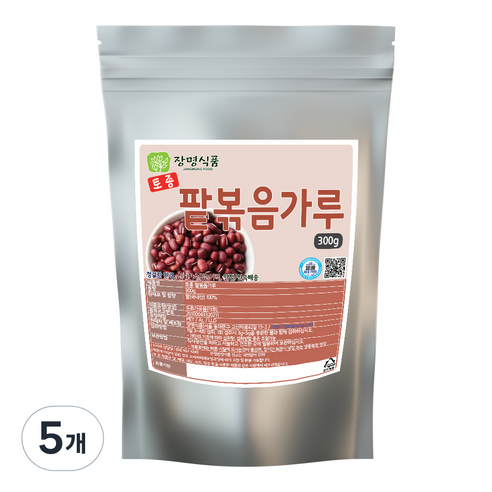 장명식품 토종 팥볶음가루, 300g, 5개