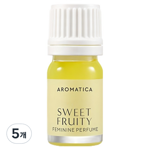 아로마티카 퓨어 앤 소프트 페미닌 퍼퓸 스윗프루티, 5ml, 5개