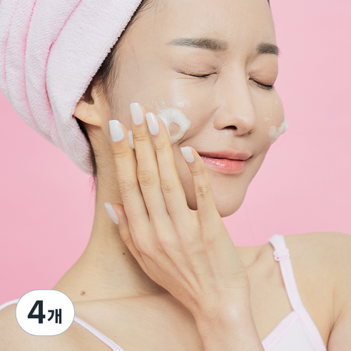 붙이는 젤네일 블링온 스티커, 4개, 퓨어화이트샤이니