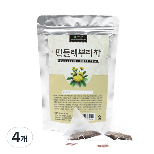 참건강마을 민들레뿌리차 티백, 1g, 20개입, 4개