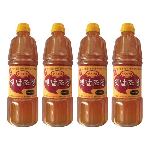 한강 진사댁 재래식 옛날 조청, 1.2kg, 4개