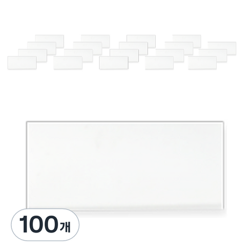 화랑 잘 지워지는 무지 지우개, 화이트, 100개