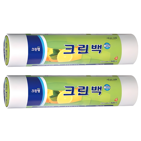 크린랲 크린백 롤타입 35cm x 45cm, 특대(XL), 500개입, 2개