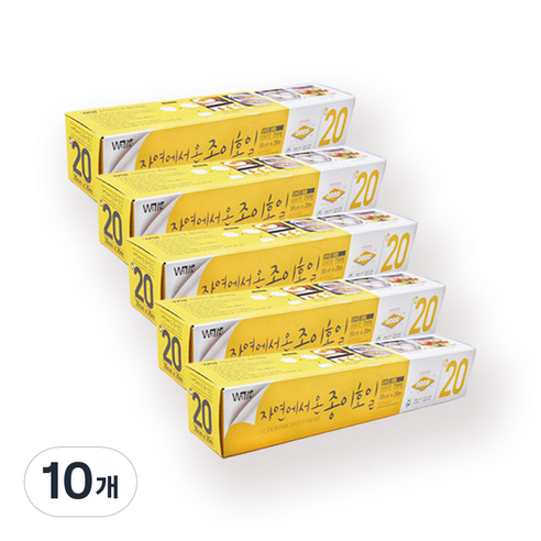 자연에서온종이호일 롤타입 화이트 30cm x 20m, 1개입, 10개