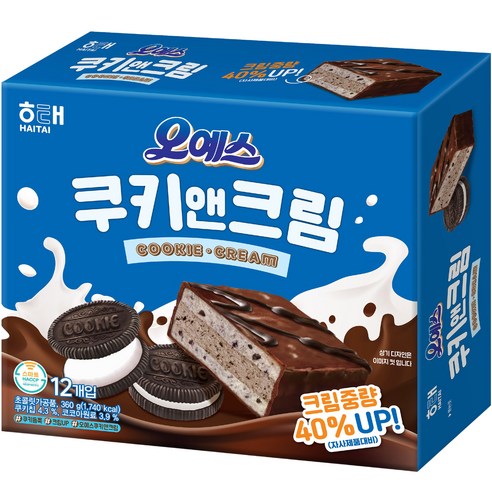 해태제과 오예스 쿠키앤크림, 360g, 1개