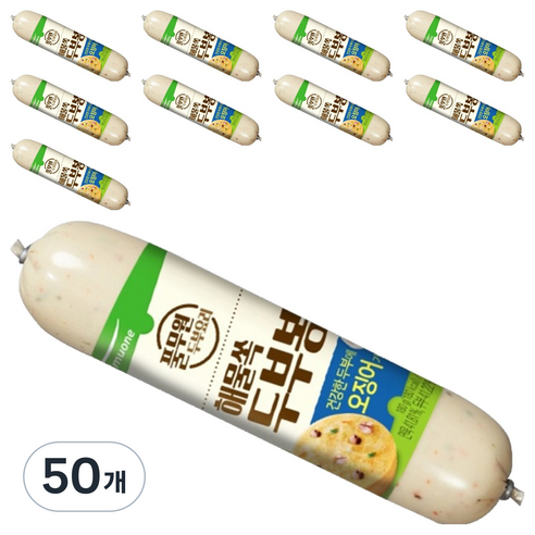 풀무원 해물쏙 두부봉 10p, 180g, 50개