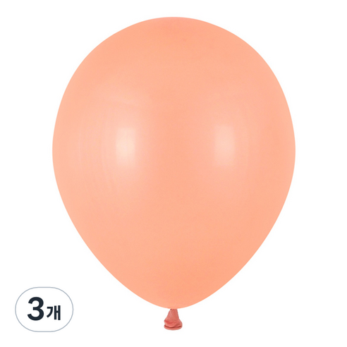 파티팡 라운드 레트로 풍선 30cm 100p, 오리진 피치, 3개