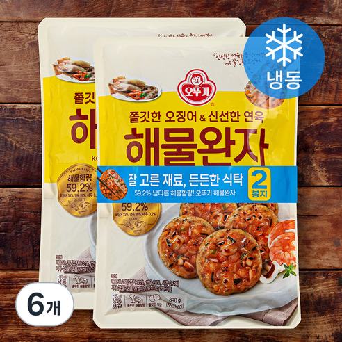 오뚜기 해물완자 (냉동), 390g, 6개