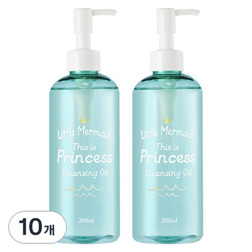 뷰티레시피 리틀머메이드 디스 이즈 프린세스 클렌징오일, 300ml, 10개