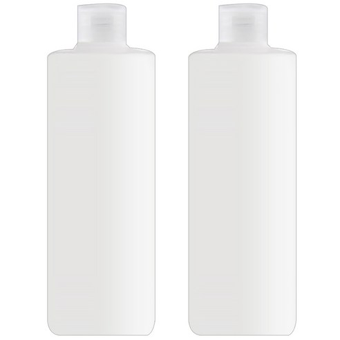 알럽홈 뷰티 디스펜스 공병 400ml, 투명 색상, 2개