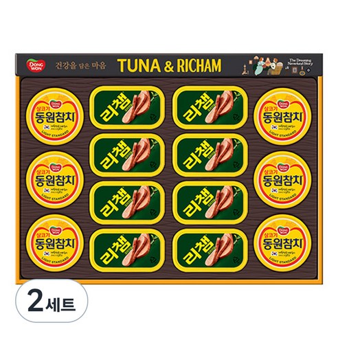 동원 튜나리챔 선물세트 O-68호 + 부직포백, 2세트