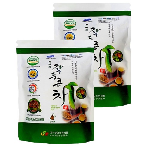 작두콩차 티백, 1.2g, 60개입, 2개
