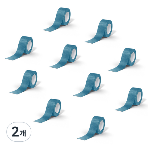 데이바이데이 바른생활이야기 밴드 2.5cm x 4.5m 블루, 2개, 10개입