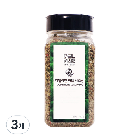 딜리셔스마켓 이탈리안 허브 시즈닝 중형, 120g, 3개