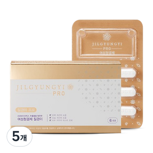질경이 프로 여성청결제 6p, 3.6g, 5개